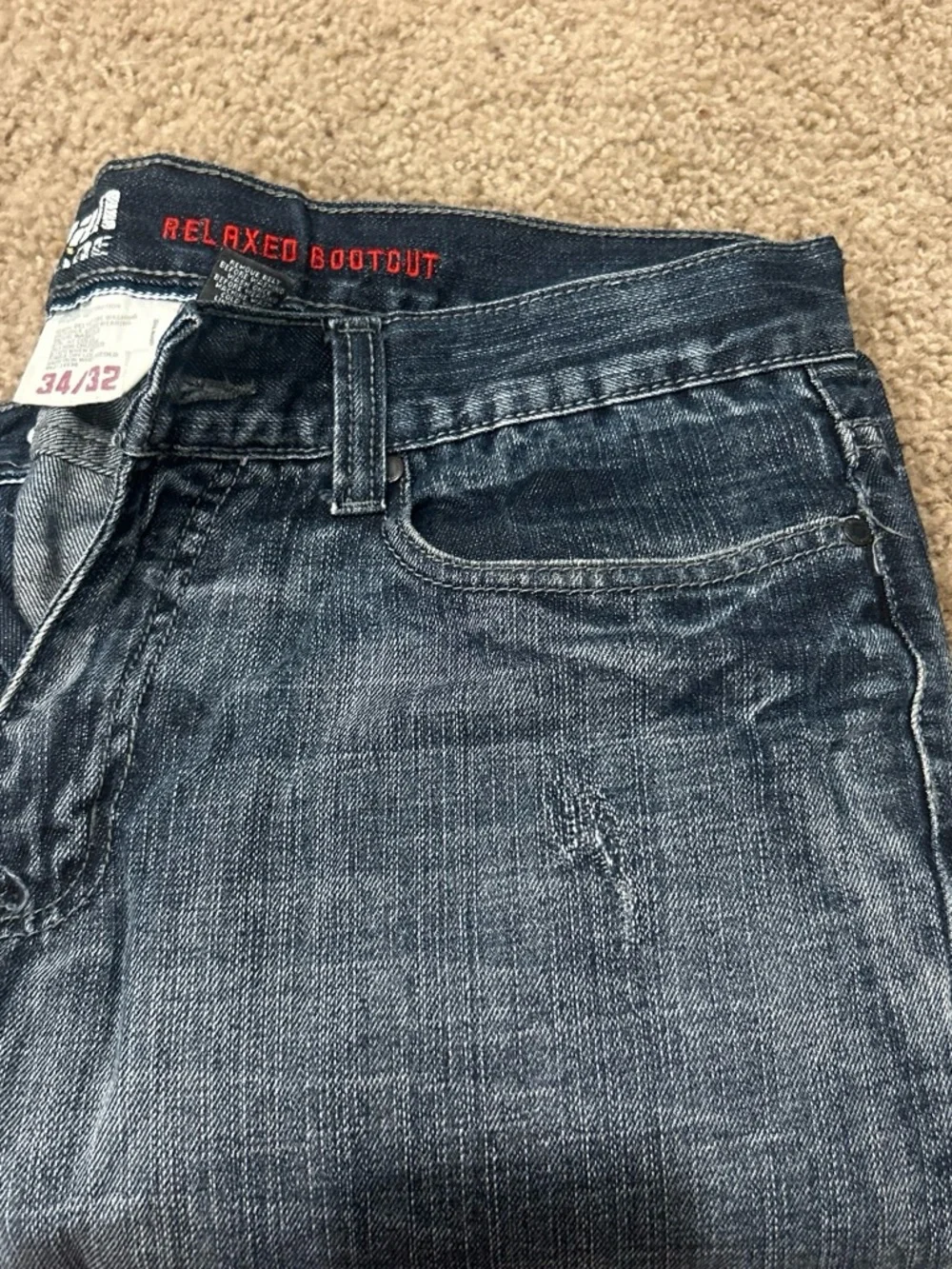 urban pipeline Men's Faded Indigo Relaxed Jeans